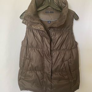 Brown Puffer Vest